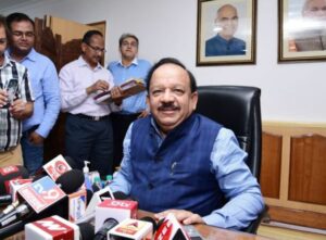 Union Minister of Health and Family Welfare, Harsh Vardhan