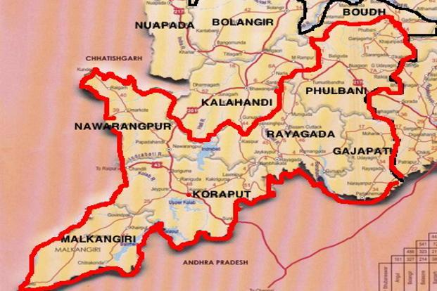 naxal affected areas in odisha