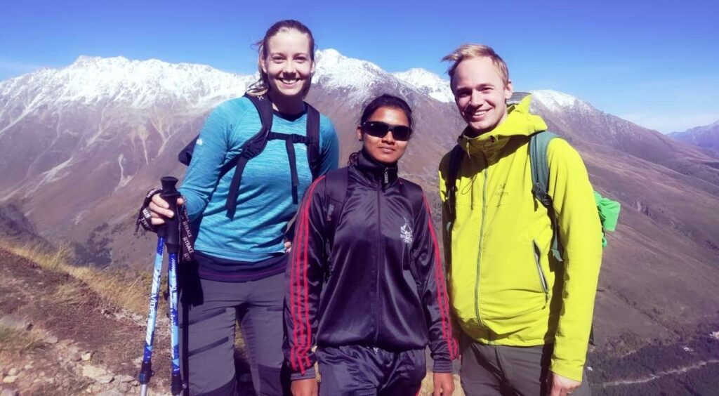 Odia girl Lipika on Mount Elbrus expedition