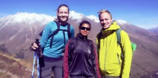 Odia girl Lipika on Mount Elbrus expedition