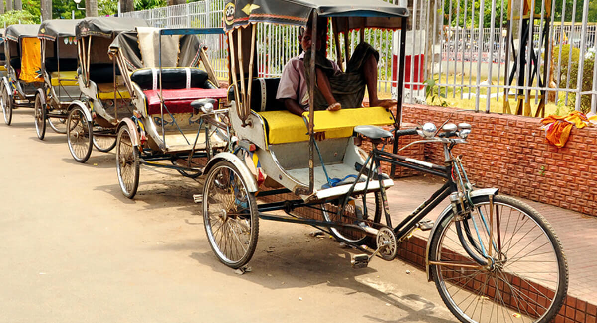 rikcshaw in cuttack