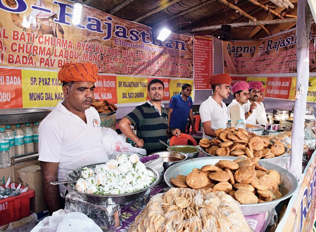 food stall in Bali jatra