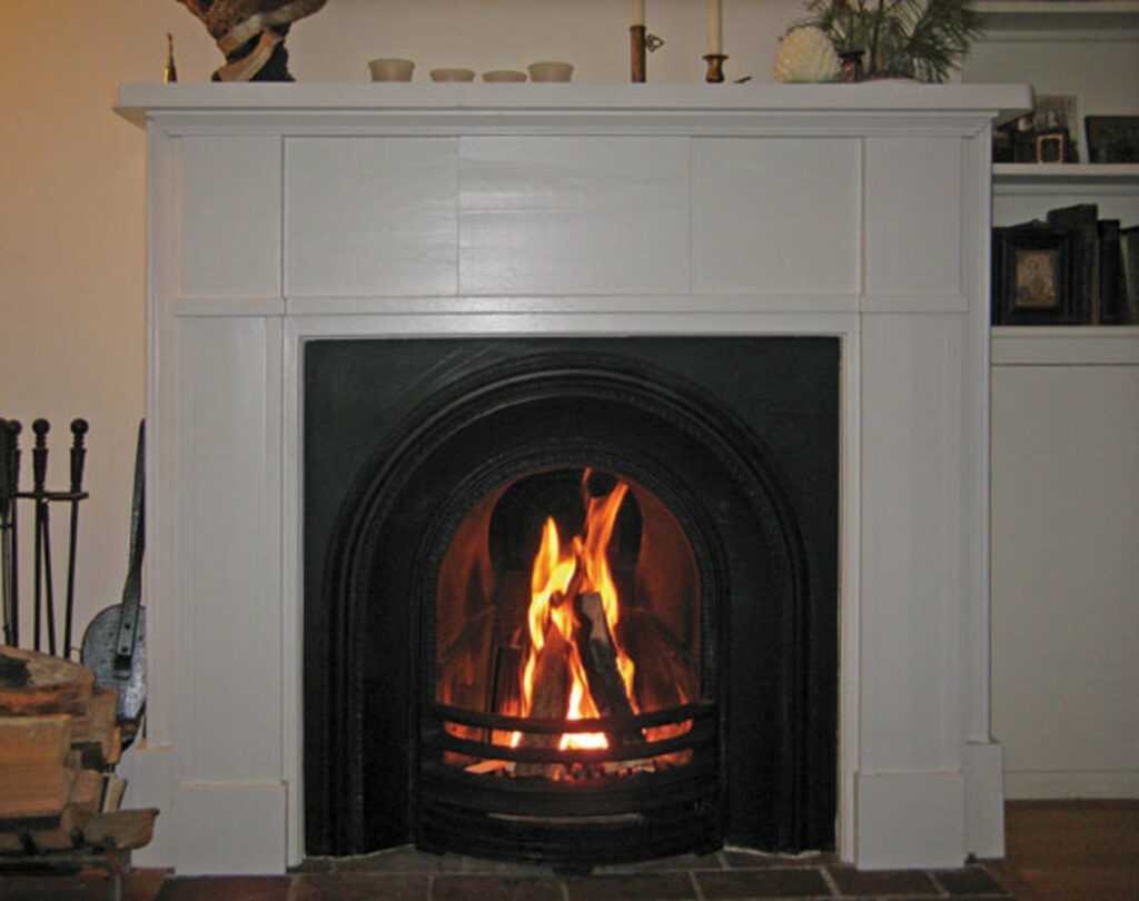 wood stove or fire place