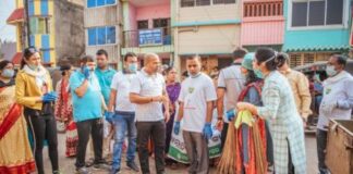 Huge response for cleanliness drive in Bhubaneswar’s old town area.