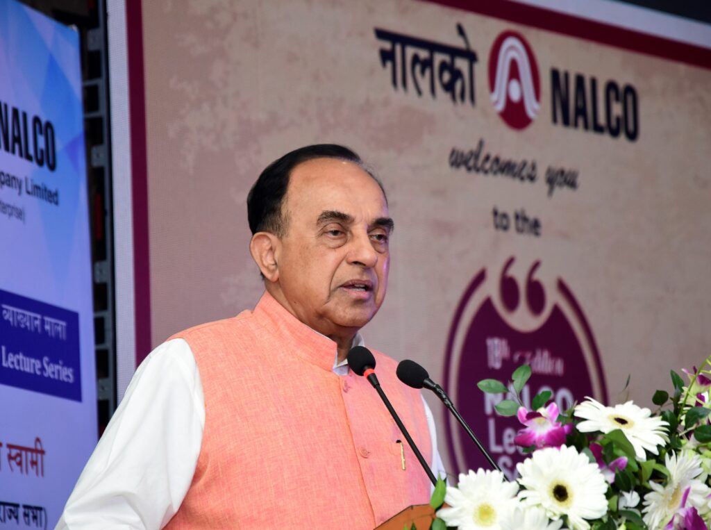 Dr. Subramanian Swamy delivers 18th Edition Of Nalco Lecture