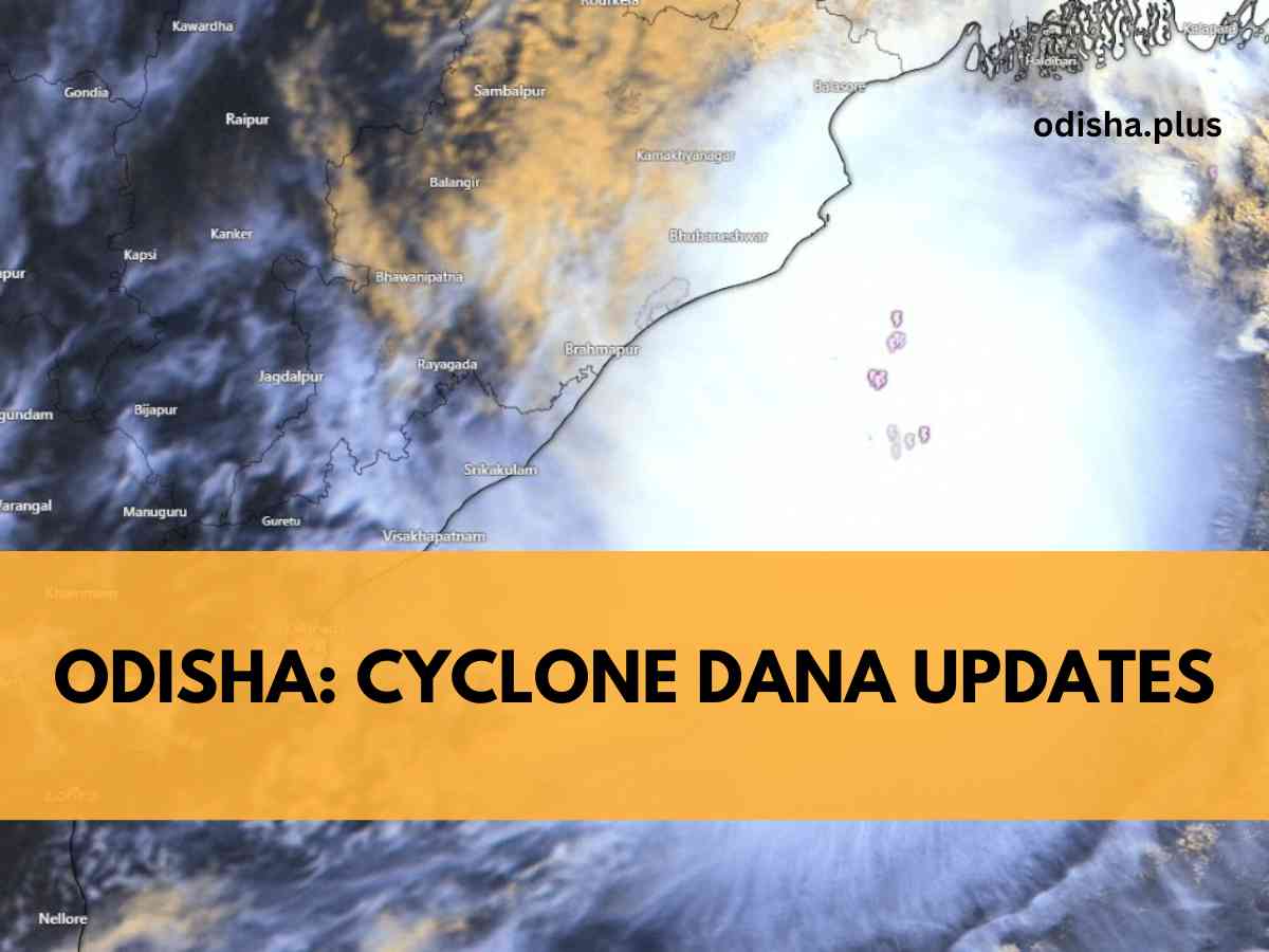 Cyclone ‘Dana’: Lakhs of People Relocated to Relief Camps in Odisha